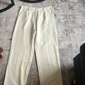 Large off white slightly cream dress pants